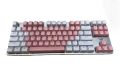lAULA F3087 Mechanical Gaming Keyboard with RGB lRainbow Blacklit, ABS Keycaps, 87 Keys Anti-Ghosting Ergonomic USB Type-C Wired Computer Keyboards for Windows PC Blue Switch. 