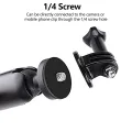 Motorcycle Handlebar Mount Aluminum Alloy Bike Holder For GoPro Hero 13 12 11 10 9 8 Insta360 DJI Osmo Action Camera Accessories.