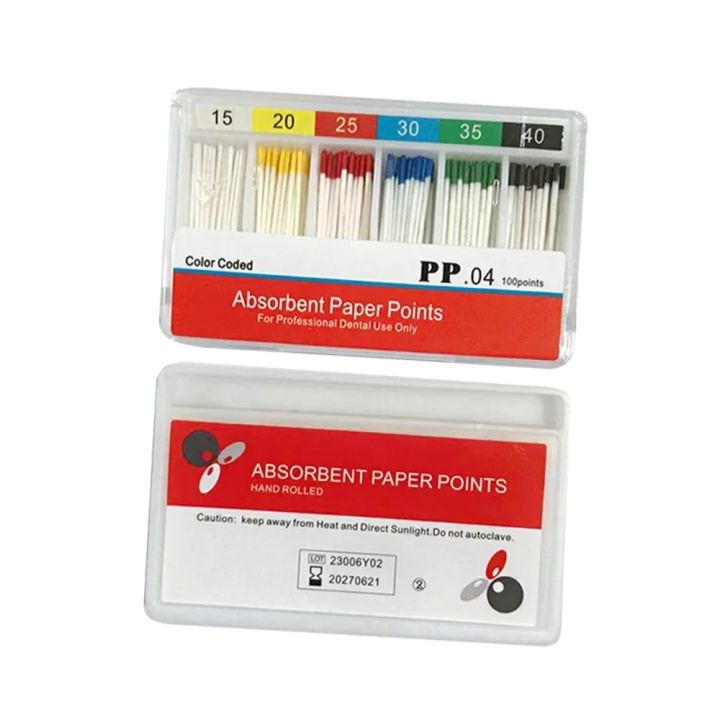 AG Dental Absorbent Paper Points Moisture Absorbing Paper Tips Taper 0. ...