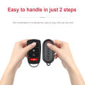 315 MHz/433 MHz Garage Door Gate Key 4 Buttons Remote Control Key Fob Replacement Key Fob Home Security for Vehicle Car. 
