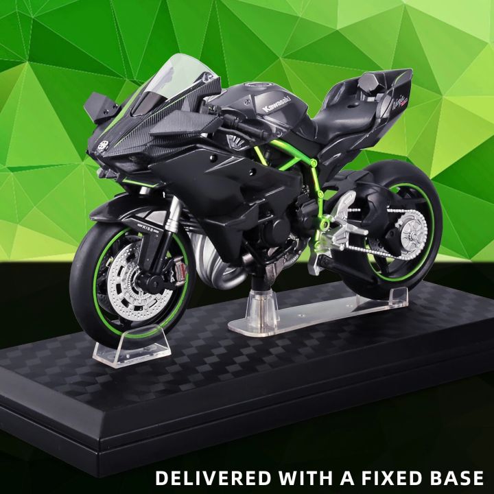 CCA%201:12%20Scale%20Die%20Cast%20Motorcycle%20Model%20for%20Kawasaki%20Ninja%20H2R,Motorcycle%20Model,%20Kids%20Moto%20Toy%20Or%20Collection,%20Boyfriend%20-%20Image%205