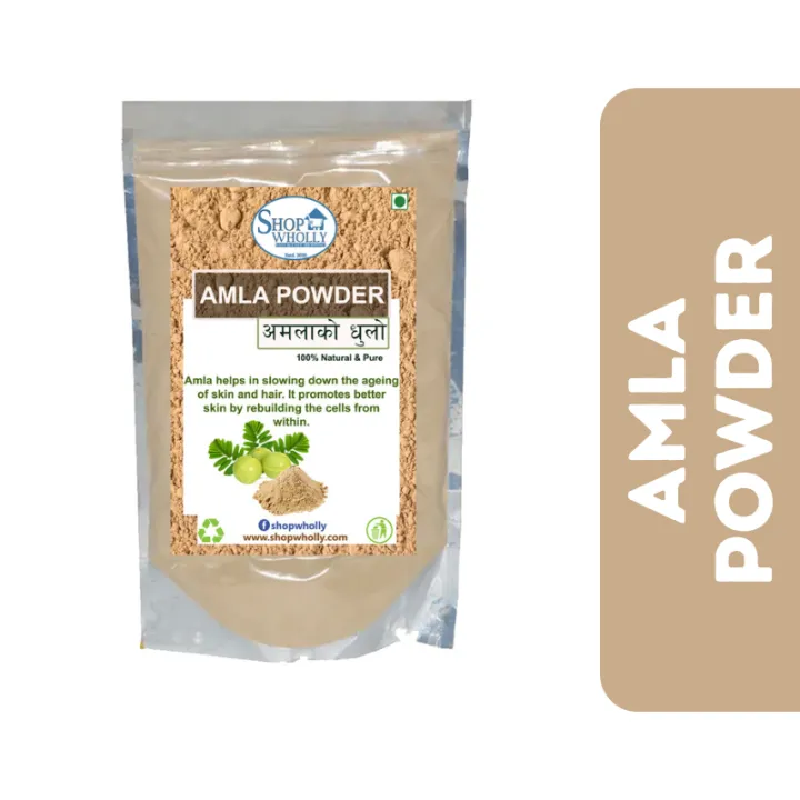 Amla Powder (Amala) - 100% Natural, Vitamin C Boost, Hair Fall Control ...