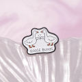 Cute Funny Goose Bumps Enamel Pins Custom Cartoon Animal Brooches Decorative Backpack Hat Lapel Badge Jewelry Accessories . 