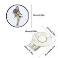 Golf Ball Marker Golf Cap Clips With Magnet Mark Golf Ball Position Removable Metal Gift For Golfers Golf Accessories Supplies. 