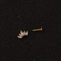 1PC 16G New Cross Heart Flower Crown Tragus Helix Stainless Steel Labret Lip Bar Rings Stud Cartilage Ear Piercing Body Jewelry.