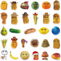 50Pcs Cute Robloxs Face Stickers Chicken Nugget Meme DIY Stickers Scrapbooking Phone Luggage Skateboard Waterproof Decals.