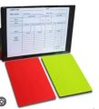 Foot ball referee card & notebook. 