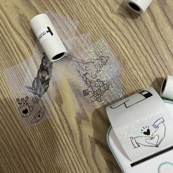 Clear%20Holographic%20Dot,Transparent%20Self-Adhesive%20Thermal%20Paper%20Rolls:%2057mm%20X%203m,%20Compatible%20with%20Most%20Mini%20Printers%20-%20Image%205