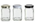 Fancy square jar 250gm set of 15pcs. 