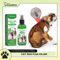 Mite Removal Spray Cats Dogs Flea Killer Itching Relief Remove Ticks Cat Allergy Treatments Anti Lice Insect Pet Skin Care Spray. 