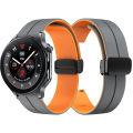 22mm Magnetic Silicone Strap For OnePlus Watch 2 Wristband Correa For OPPO Watch X 4 Pro Bracelet For Realme Watch 3 S Pro bands. 