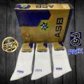 Pack Of 3 - Mens White Socks - Office White Long Socks ASB - High Quality. 