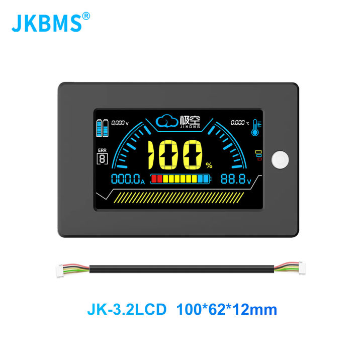 JKBMS Smart BMS LCD Display 3.2 Inch Lithium Battery Smart Bms ...