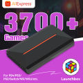 500GB Gaming Hard Drive With 3700+ Games For PS4/PS3/PS2/Gamecube/Wii/Wiiu Launchbox System HDD Plug and Play For WIN PC/Laptop. 