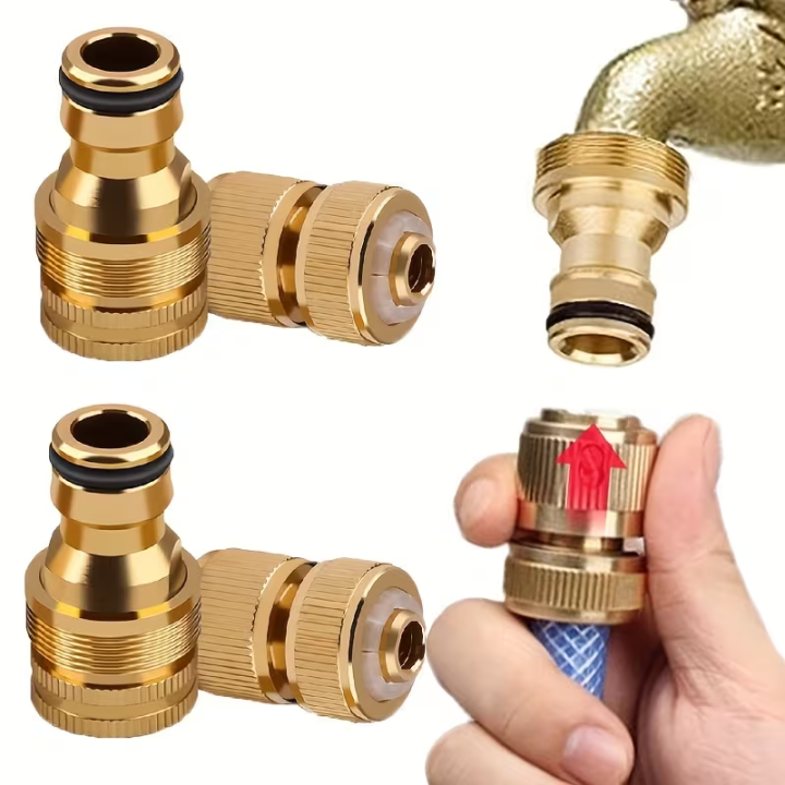 2/6Pcs%20Brass%20Garden%20Hose%20Quick%20Connector%20Set%20Fit%201/2"%203/4"%20Male%20Thread%20Faucet%20Sprinkler%20Nozzle%20for%20Yard%20Lawn%20Plant%20Watering%20-%20Image%203