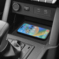 for Mitsubishi Triton 2024 2025 Center Console Anti Slip Pad Protective Mat Accessories Only Fit Without Wireless Charging Model. 