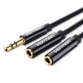 Vention Audio Splitter Cable 3.5mm Male to 2 Female Jack 3.5mm Mic Y Splitter Aux Cable for iPhone Laptop MP3 Headphone Splitter. 