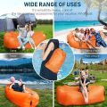 Sofa Outdoor Inflatable Sofa Beach Inflatable Sleeping Bag Foldable Inflatable Bed Camping Bed Air Mattress Camping Equipment.