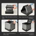 Portable car folding toilet jungle camping emergency artifact car travel emergency outdoor mobile toilet camping equipment.