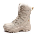 Men Male Tactical Boots  Boots Climbing Hiking Shoes Breathable Outdoor Unisex Ultrallight  Plush Snow Winter High Quality. 