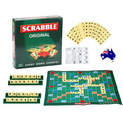 Scrabble Board Game Puzzle Games Portable Family Kids & Adults Educational Toys