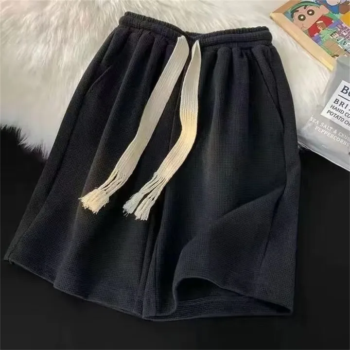 Solid%20Breathable%20Shorts%20Summer%20Men's%20Fashion%20Trendy%20Brand%20Lightweight%20Drawstring%20Basketball%20Sports%20Fitness%20Large%20Middle%20Pants%20-%20Image%203