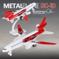 22cm Alloy Aircraft Model Boeing 727 McDonnell Douglas DC-10 Toy Airplane 4 Lights Music Children's Gift. 