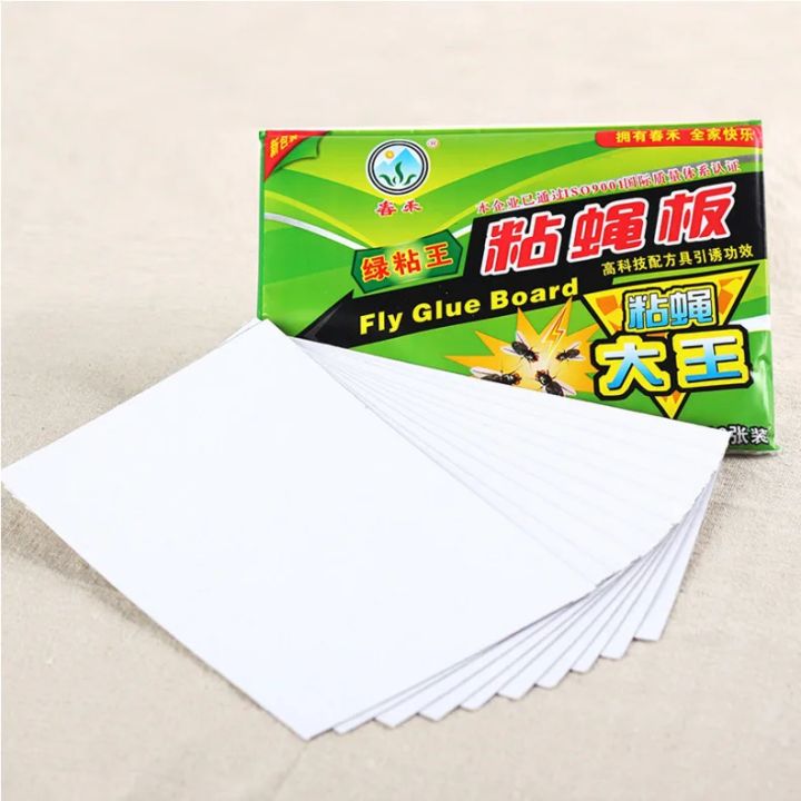 10-50%20Glue%20Trap%20Catcher%20Sticky%20Boards%20Sticky%20Traps%20Eliminate%20Flies%20Kitchen%20Insect%20Bug%20Garden%20Glue%20Paper%20Board%20Pest%20Control%20Trap%20-%20Image%202