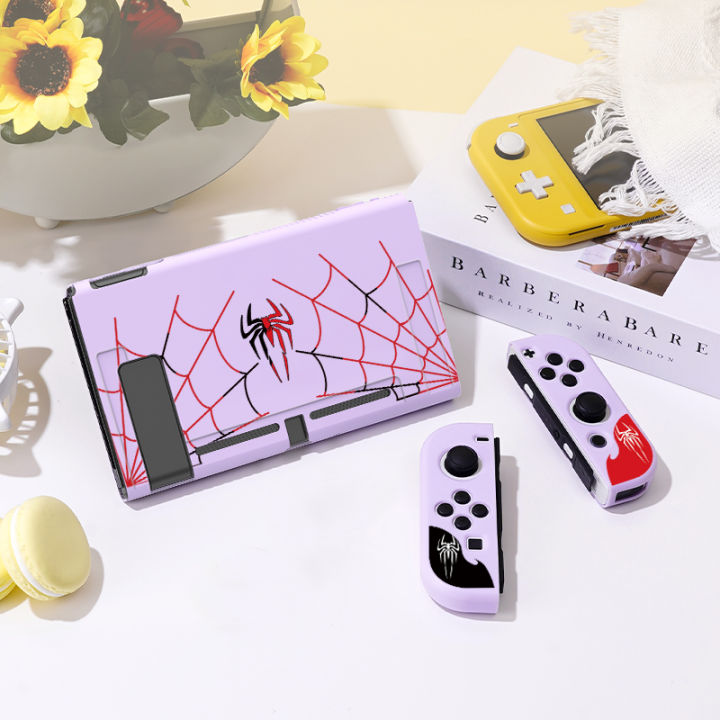 Demi Spider Spider Protective Case for Switch Oled, Soft TPU Slim Cover for Nintendo Switch Console,NS Game Accessorie