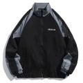 Reflective Striped Men's Jacket 2026 Hip Hop Streetwear Coats Zipper Up Jacket Windbreaker Harajuku Thin Coats Sports Black Blue.