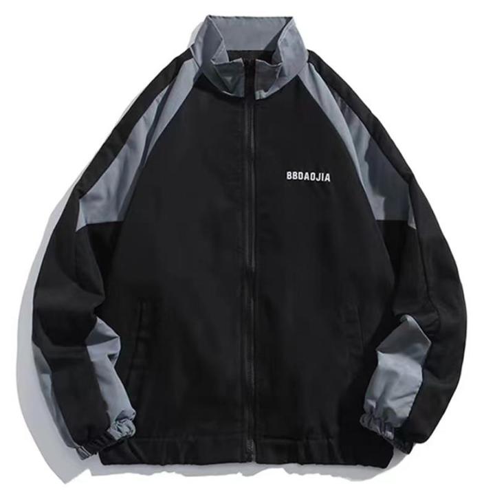 Reflective%20Striped%20Men's%20Jacket%202026%20Hip%20Hop%20Streetwear%20Coats%20Zipper%20Up%20Jacket%20Windbreaker%20Harajuku%20Thin%20Coats%20Sports%20Black%20Blue%20-%20Image%204