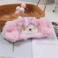 Sanrio  Hello Kitty Eye Mask Sleeping Girl's Heart Cartoon Kawaii  Kuromi My Melody Cinnamoroll Plush  Kids Gift. 