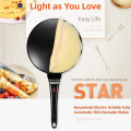 Electric Crepe Maker Cake Maker Machine Breakfast Pizza Baker Pancake Baking Pan Non-Stick Pan Chinese Spring Roll Cooking Pan. 