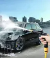 Portable High-Pressure Water Gun Cleaning Car Wash Machine Garden Watering Hose Nozzle Sprinkler Foam Thread Quick Connector. 