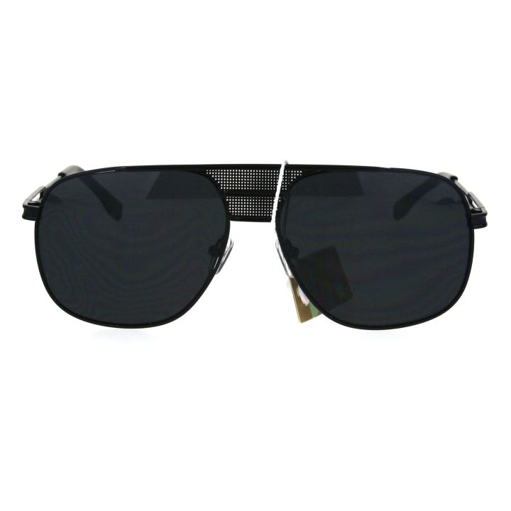 Mens Oversize Retro Vintage Style Fashion Aviator Mobster Sunglasses