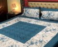 Embroidered Patch Work King Size BedSheet - High Quality - Cotton Double Bedsheet Embroided. 
