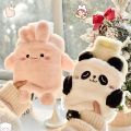 Kawaii Insulation Hot Water Bottle Plush Rubber Hand and Foot Belly Warmer Explosion-proof Hot Water Bag for Women Period Cute.
