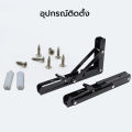 2 pcs/1 pair steel floor support bracket steel floor support bracket shelf bracket steel furniture thick bracket. 