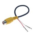 Reverse Camera Input For Ford SYNC 2 SYNC 3 Fiesta Mk7 Focus Mk3 Rear RCA Cable 2-Pin Video Cable Auto Wire Replacement Parts.
