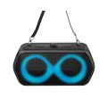 ORIGINAL MONSTER MUSICBOX GO PARTY SPEAKERS WITH DUAL WIRELESS MIC AND BELT. 
