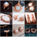 1-3Roll Soft Copper Wire for Electroculture Gardening 0.06-1.2mm Jewelry Making Beading Handmade Jewelry Making DIY Artwork.