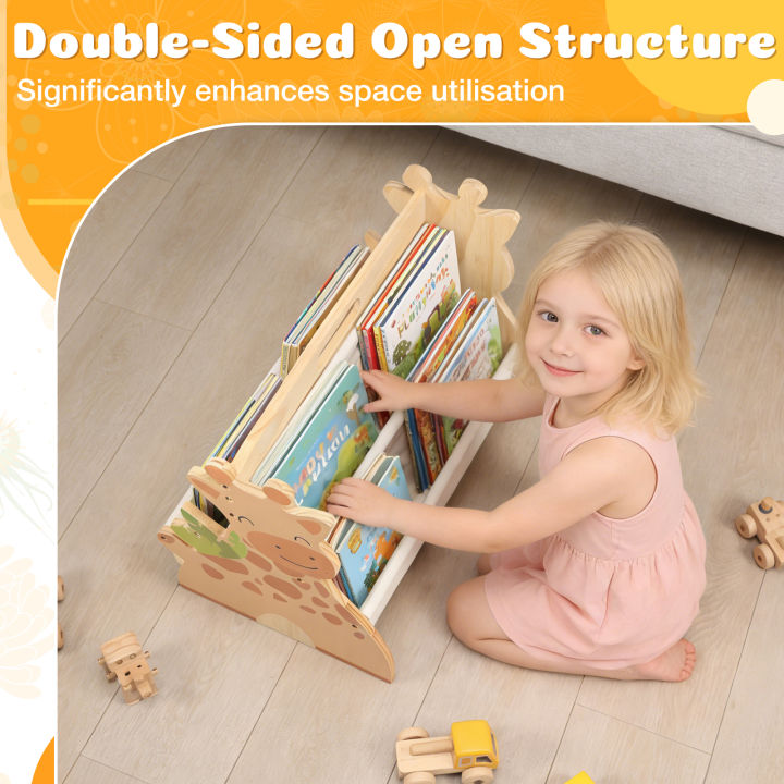 Kid%20Bookshelf%20Double%20Sided%204%20Tier%20Multi-Layer%20Portable%20Wood%20Toddler%20Montessori%20Bookshelf%20for%20Kid%20Room%20Nursery%20Bedroom%20Playroom%20-%20Image%202