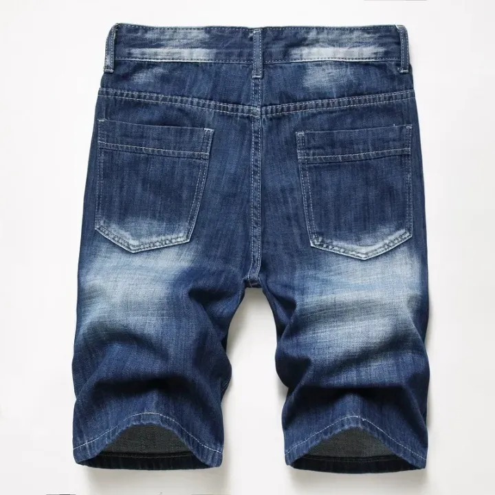 Summer%20New%20Men's%20Denim%20Shorts%20Blue%20Straight%20Slim%20Fit%20Fashionable%20Ripped%20Short%20Jeans%20Hip%20Hop%20High%20Street%20Casual%20Shorts%20Male%20-%20Image%202