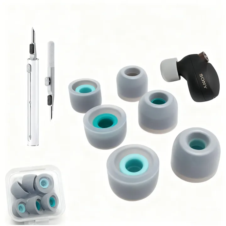Memory%20Foam%20Ear%20Tips%203%20Pairs%20for%20%20WF-1000XM5%20XM4%20Earbuds,%20Replacement%20Soft%20Earbuds%20Caps%20with%20Storage%20Case%20&%20Cleaning%20Pen%20Kit%20-%20Image%207