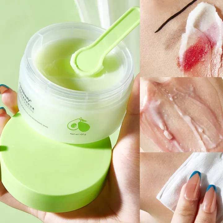 Kiss%20Beauty%20Avocado%20Cleansing%20Cream%20-%203-in-1%20Eye,%20Lip,%20and%20Face%20Cleanser,%20Gentle%20and%20Thorough,Take%20off%20all%20your%20makeup%20-%20Image%202