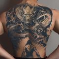 Dragon Slayer Warrior Waterproof Temporary Tattoo Sticker, Long-lasting Waterproof for 1-2 weeks, Semi-Permanent Fake tattoo.