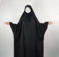Namaz Chadar Black with Sleeves Full Body Cover Head to Toe Dupatta Wide Hijab For Women  Chaddar Summer Winter Wear Prayer Shawl. 