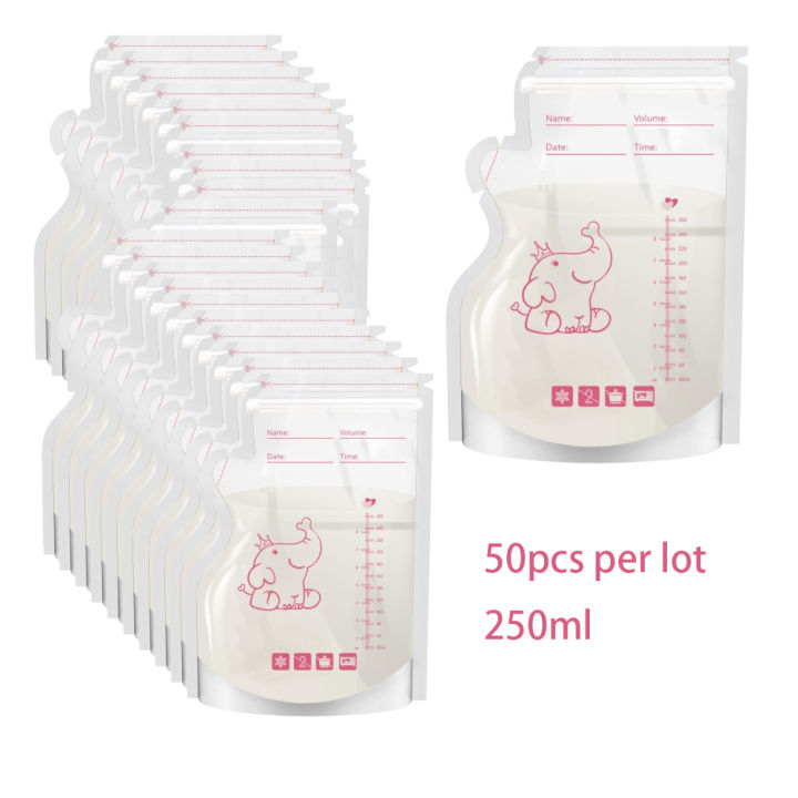 50pcs%20Breast%20Milk%20Storage%20Bags%20Pre%20Sterilized%20Leak%20Proof%20BPA%20Free%20Pouches%20Disposable%20Breastmilk%20Storage%20Pumping%20Freezing%20Elephan%20-%20Image%202