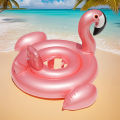 1PC Flamingo Cross-Shaped Inflatable Seat Ring, Summer-Reinforced Thickened Design for Pool & Beach Parties.