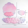 Cloud Keyboard and Mouse Wrist Rest support Ergonomic Memory Foam Non-Slip Base Wrist Support Mouse Pad for Home Office.